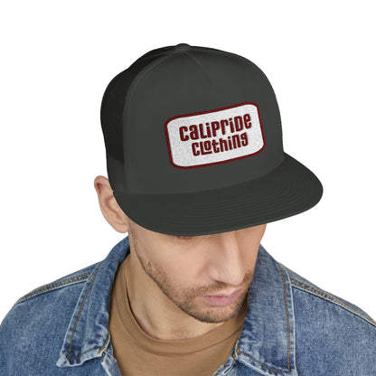CaliPride Clothing Red Oval Logo Trucker Cap