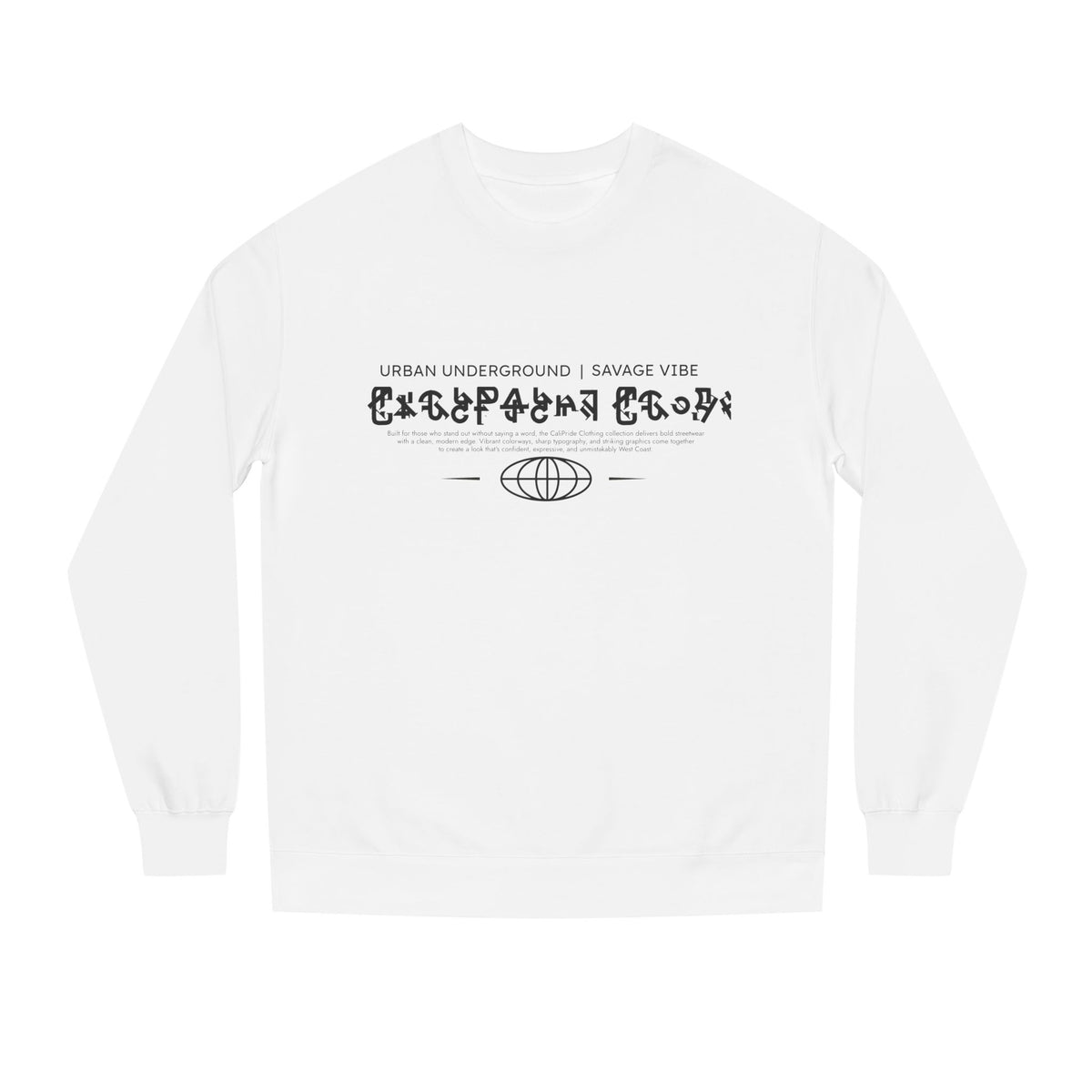 Urban Underground Collection - Savage Vibe, Cyber City, Graphic Premium Sweatshirt — CaliPride Clothing