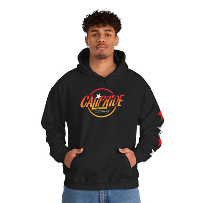 CaliPride Clothing, Lava Ombre Hoodie - Graphic Design
