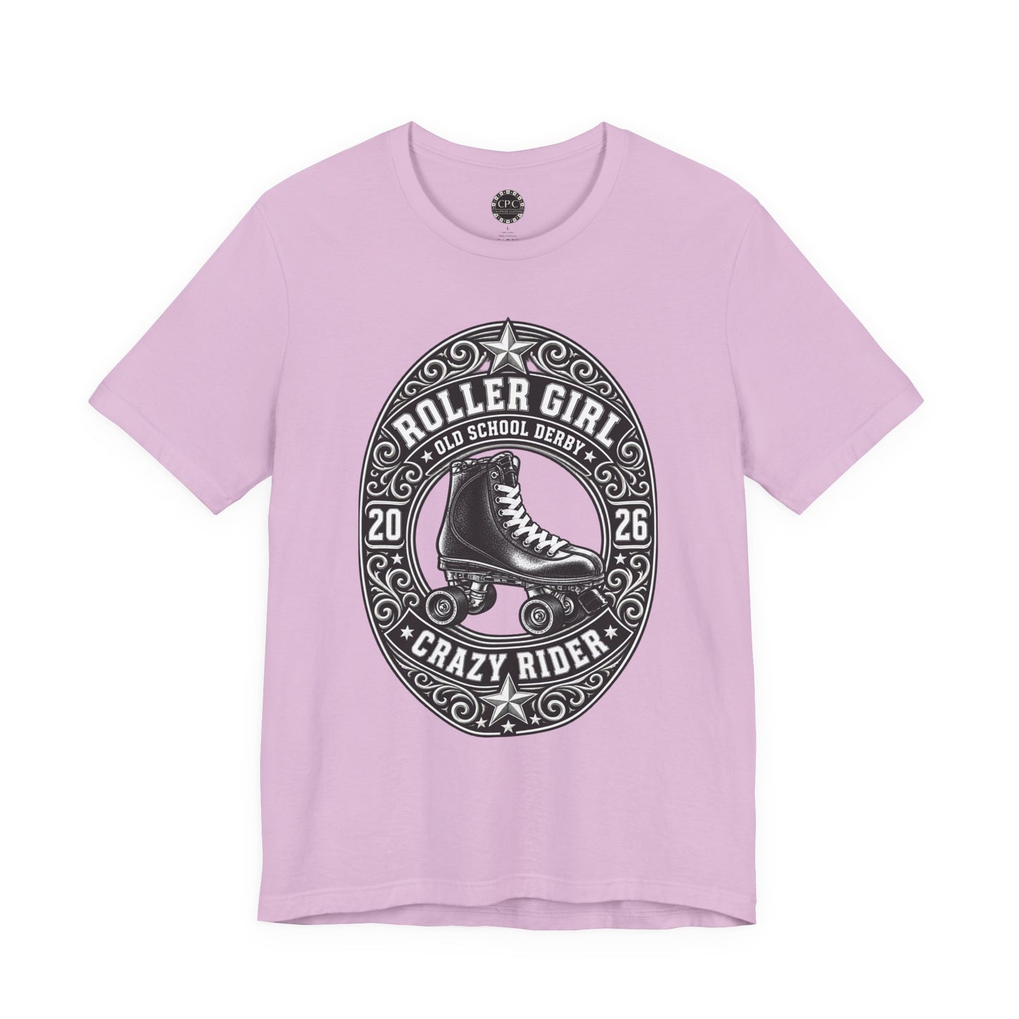 Punk Resurrected Collection - Roller Girl Crazy Rider, Graphic T-shirt | CaliPride Clothing