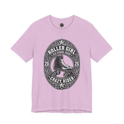 Punk Resurrected Collection - Roller Girl Crazy Rider, Graphic T-shirt | CaliPride Clothing