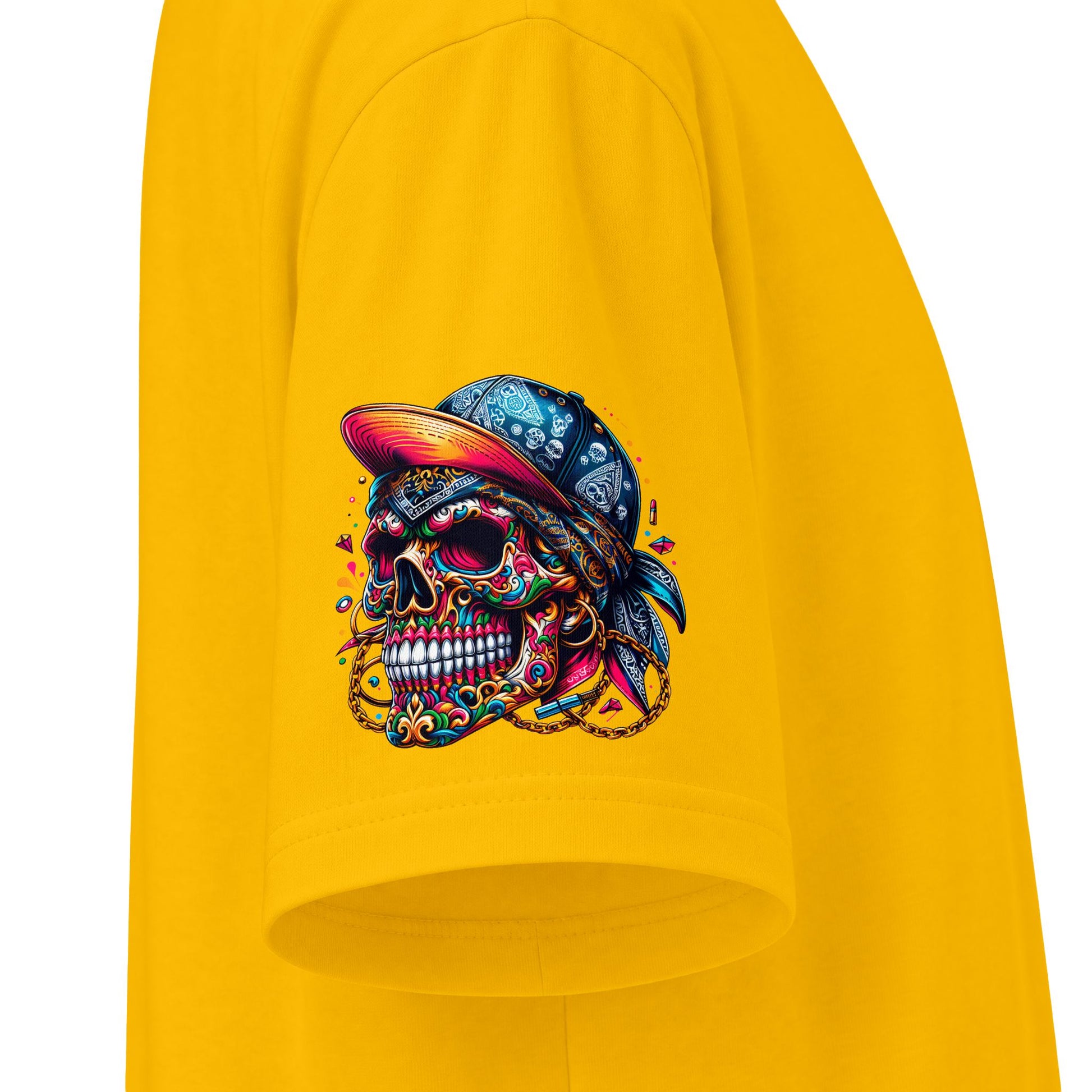 Urban Underground Collection - Neon Drip, Gangsta', Graphic 4-way T Shirt - CaliPride Clothing
