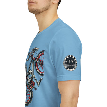 Skate & Surf Collection - Ride Til I Die, Skeleton Graphic T - Shirt - CaliPride Clothing
