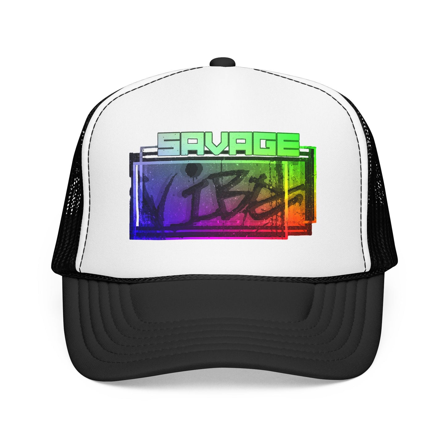 Urban Underground Collection - Bold & Big Color Vibes, Savage Vibe Foam Trucker Hat – DFT printing