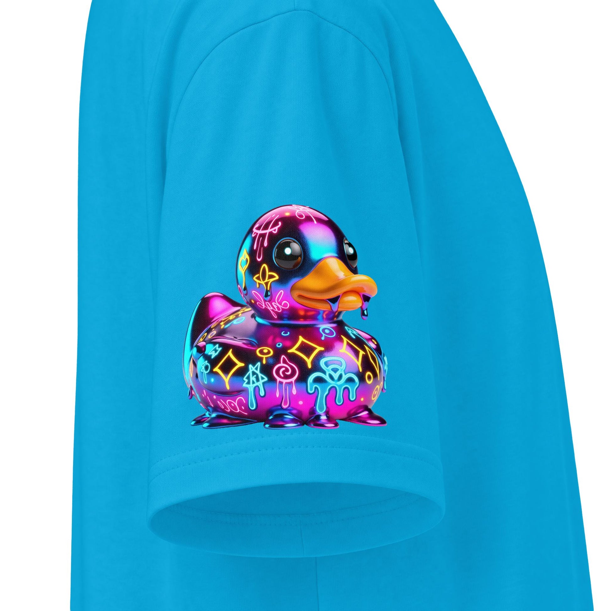 Urban Underground Collection - Neon Drip, Rub'a Ducky, Graphic 4-way T Shirt - CaliPride Clothing