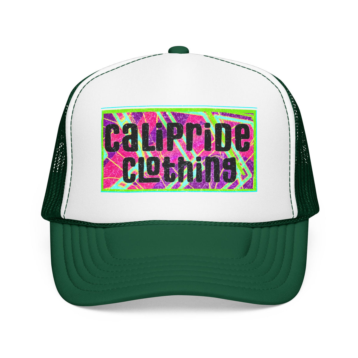 Surf & Beach Collection - Bold & Big Color Vibes, Calipride Clothing Retro Foam Trucker Hat – DFT printing