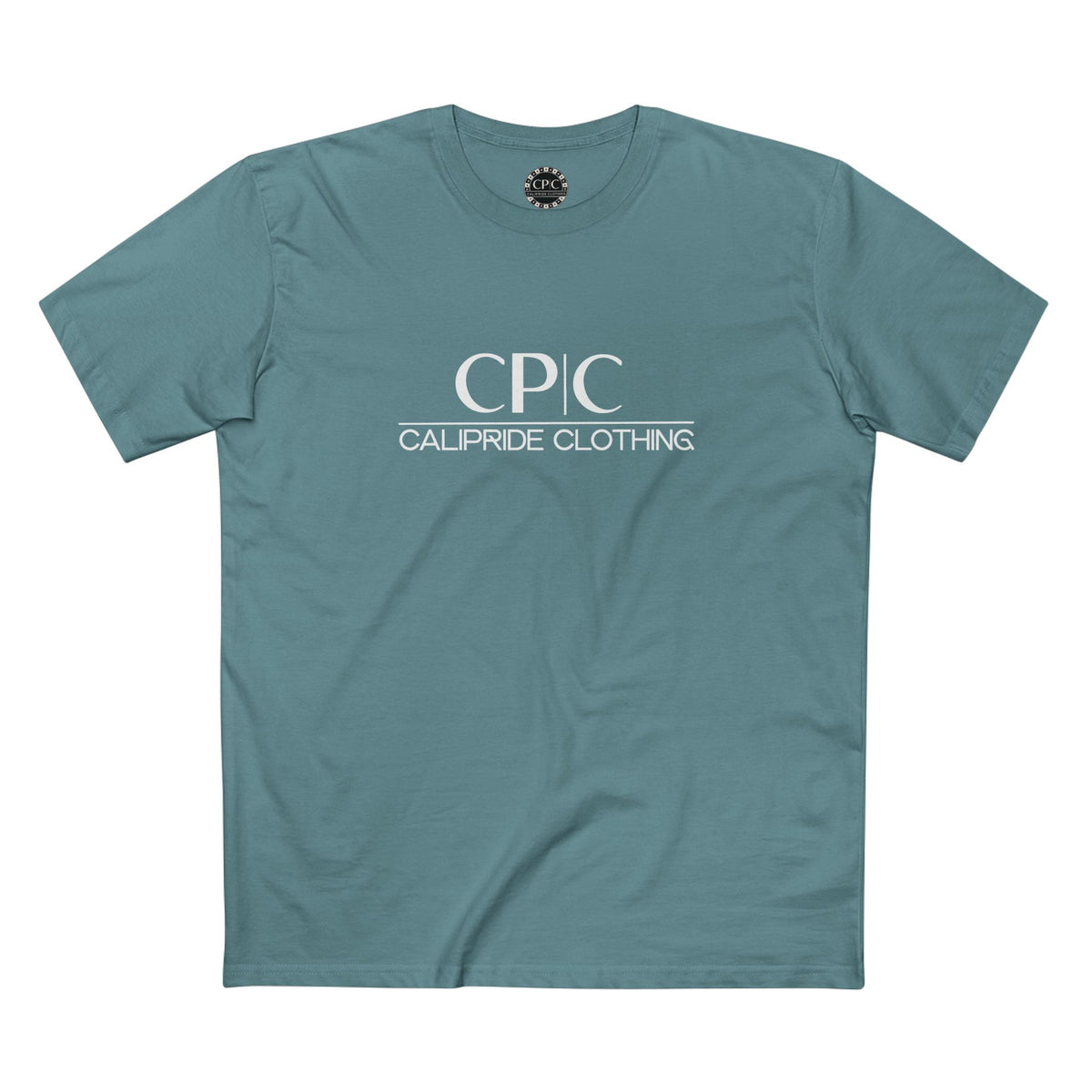 The Elite Collection - Signature Essentials, CP | C, Premium T-Shirt, white logo - CaliPride Clothing