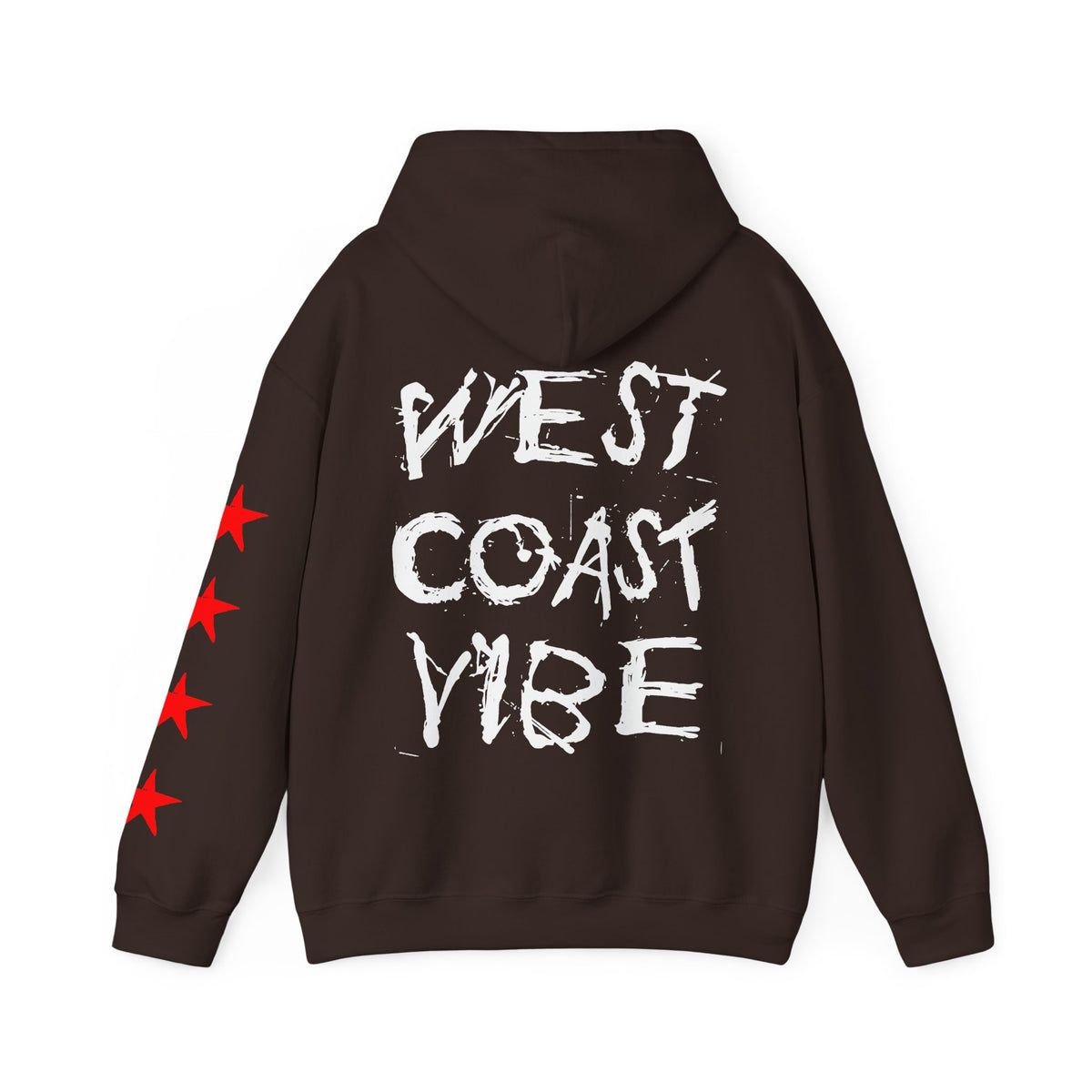 Urban Underground Collection | West Coast Vibe series - Graphic & Stars Hoodie - CaliPride Clothing