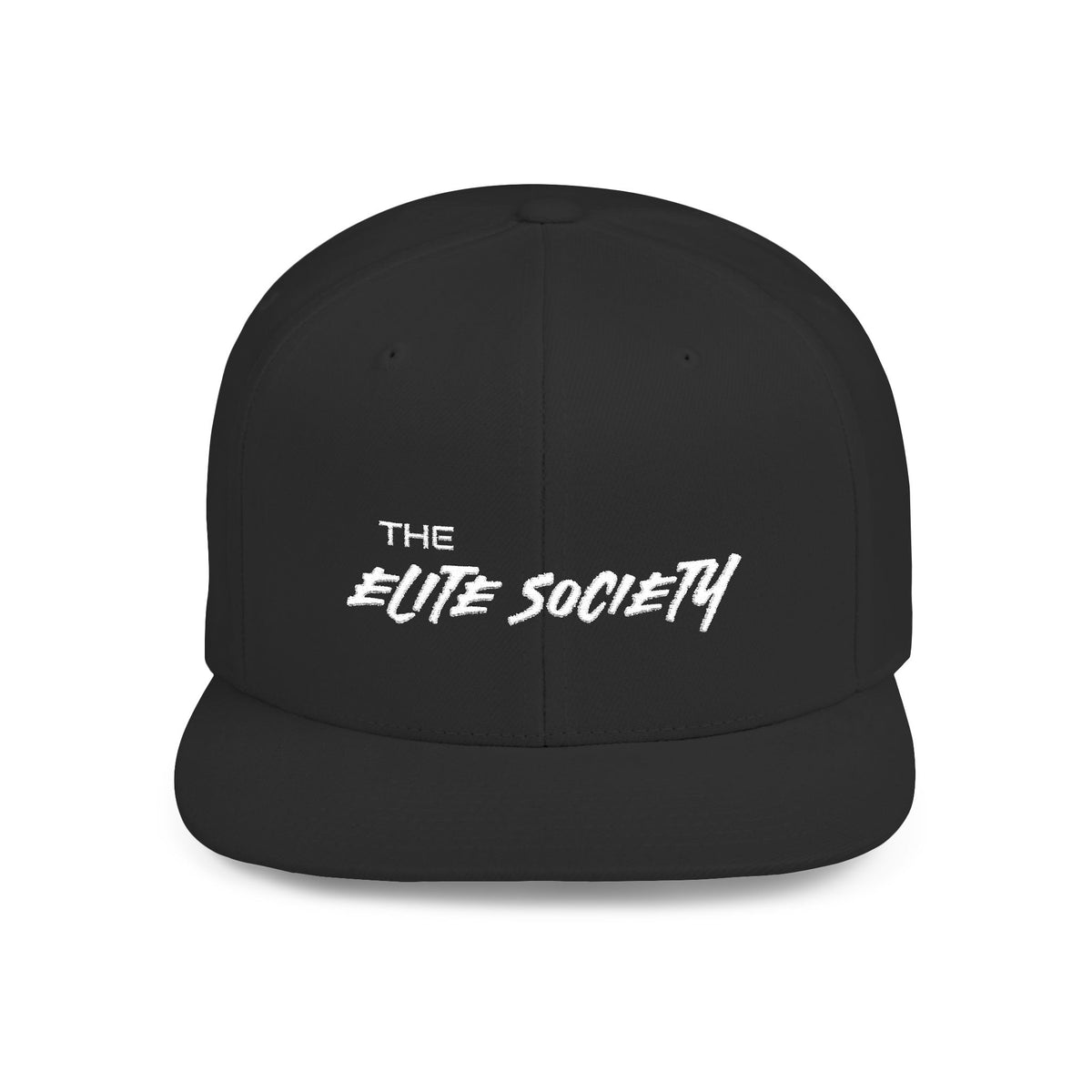 The Elite Collection - Elite Society, Flat Bill Snapback Hat, Embroidered - CaliPride Clothing