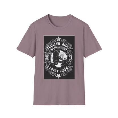 Roller Girl Crazy Rider T-shirt | Skate Derby Graphic