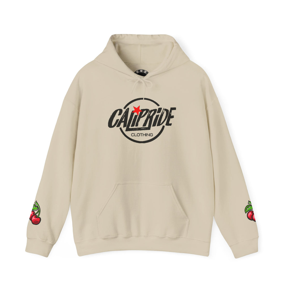 Urban Underground Collection - West Coast State of Mind, Checkers & Cherries Sugar Skull Hoodie - CaliPride Clothing
