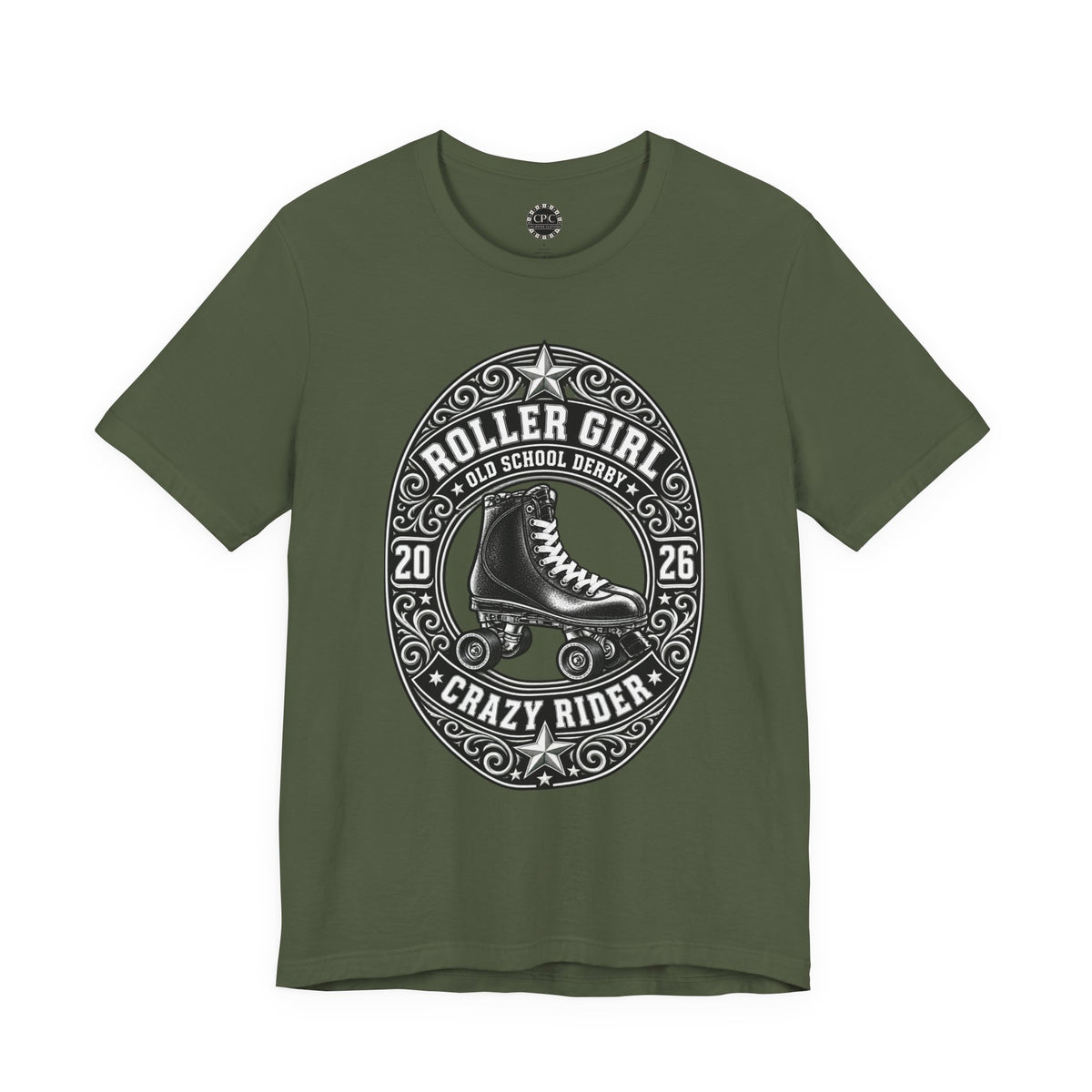 Punk Resurrected Collection - Roller Girl Crazy Rider, Graphic T-shirt | CaliPride Clothing