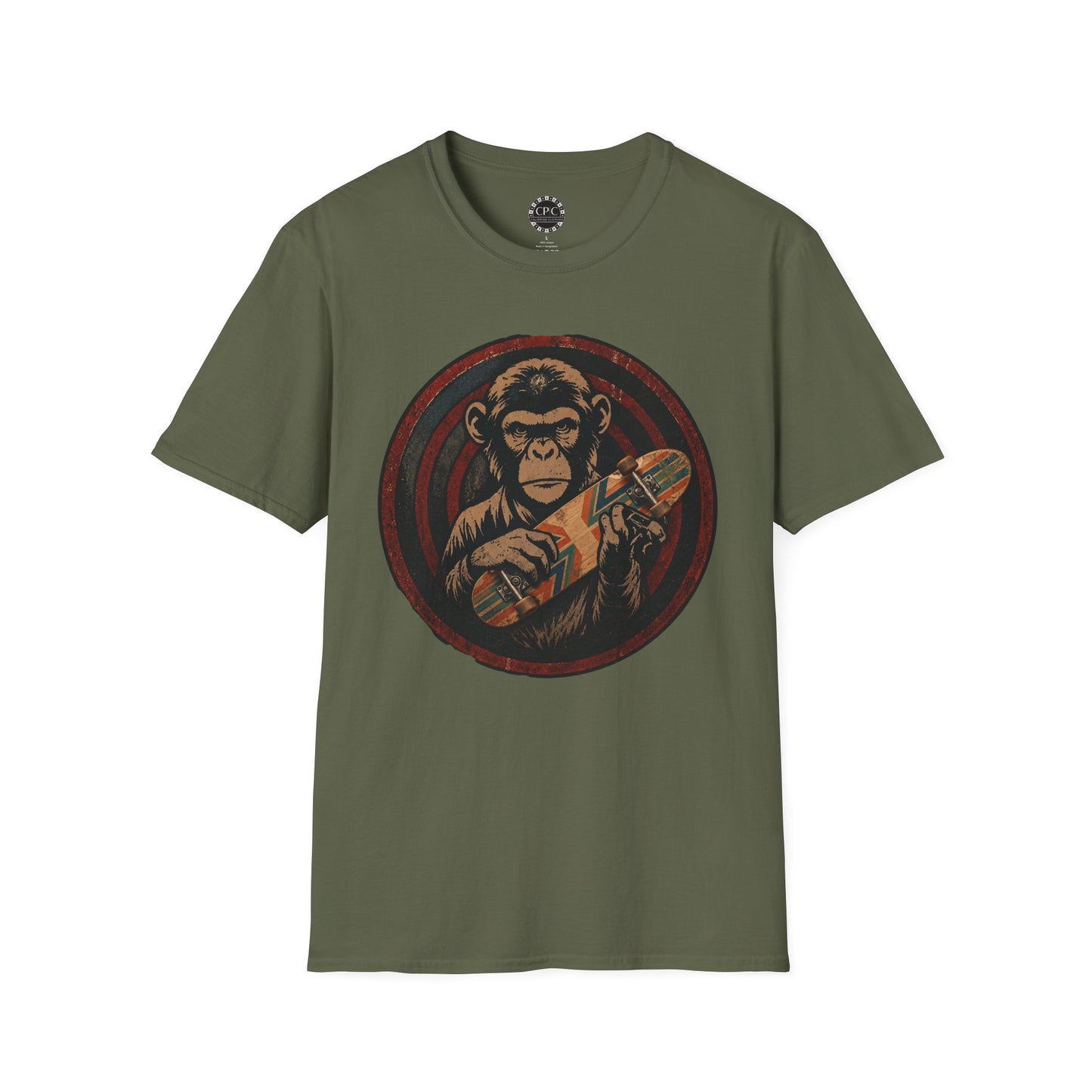 Pacific Works Collection - Chimpin' Around Graphic T-Shirt — CaliPride Clothing