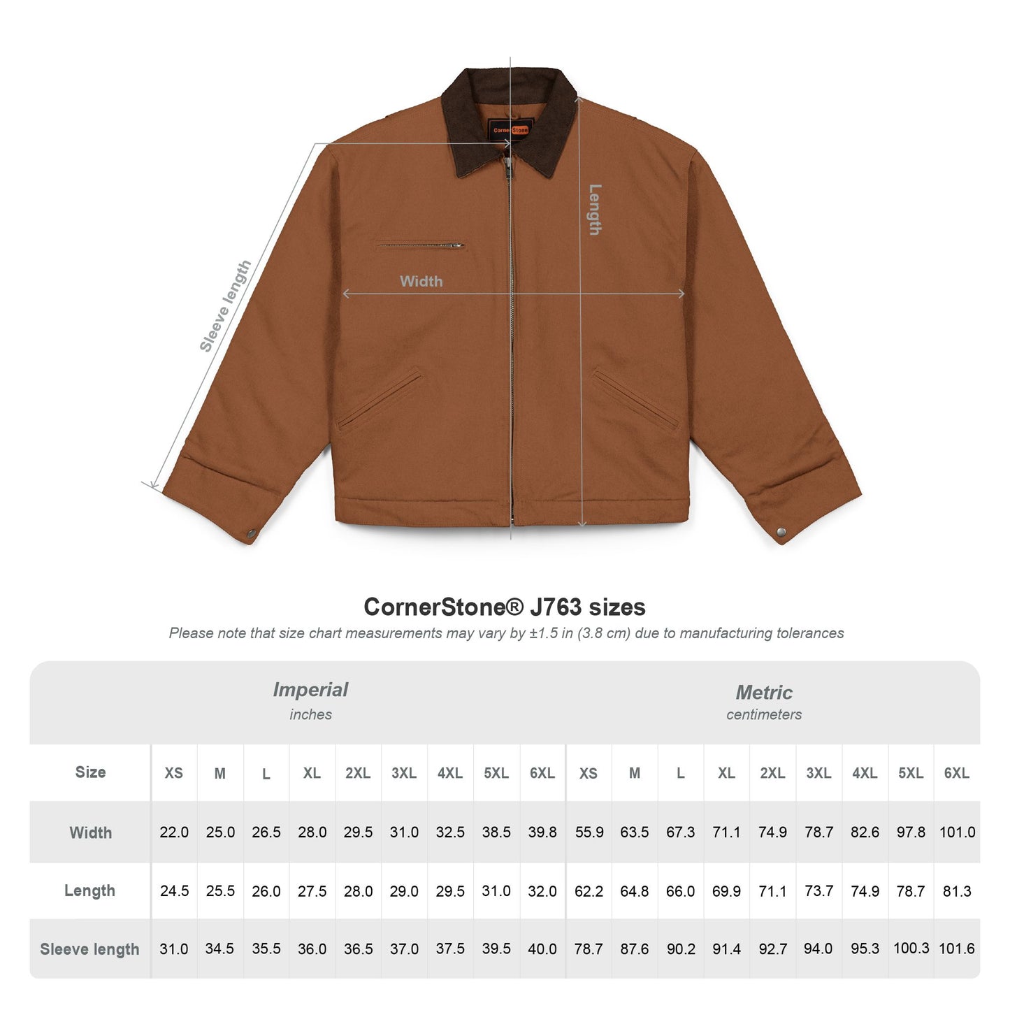 Retro Duck Cloth Jacket, Heavyweight | CaliPride Clothing