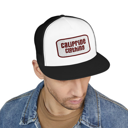 CaliPride Clothing Red Oval Logo Trucker Cap