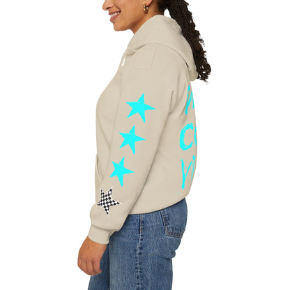 'West Coast Vibe' Graphic Hoodie w Stars - Multiple colors | CaliPride Clothing