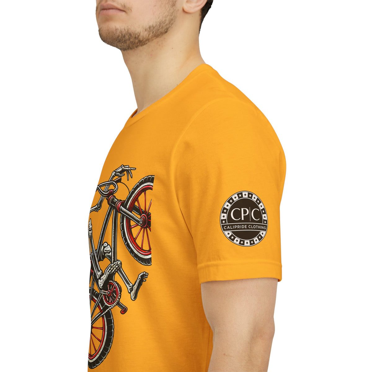 Skate & Surf Collection - Ride Til I Die, Skeleton Graphic T - Shirt - CaliPride Clothing