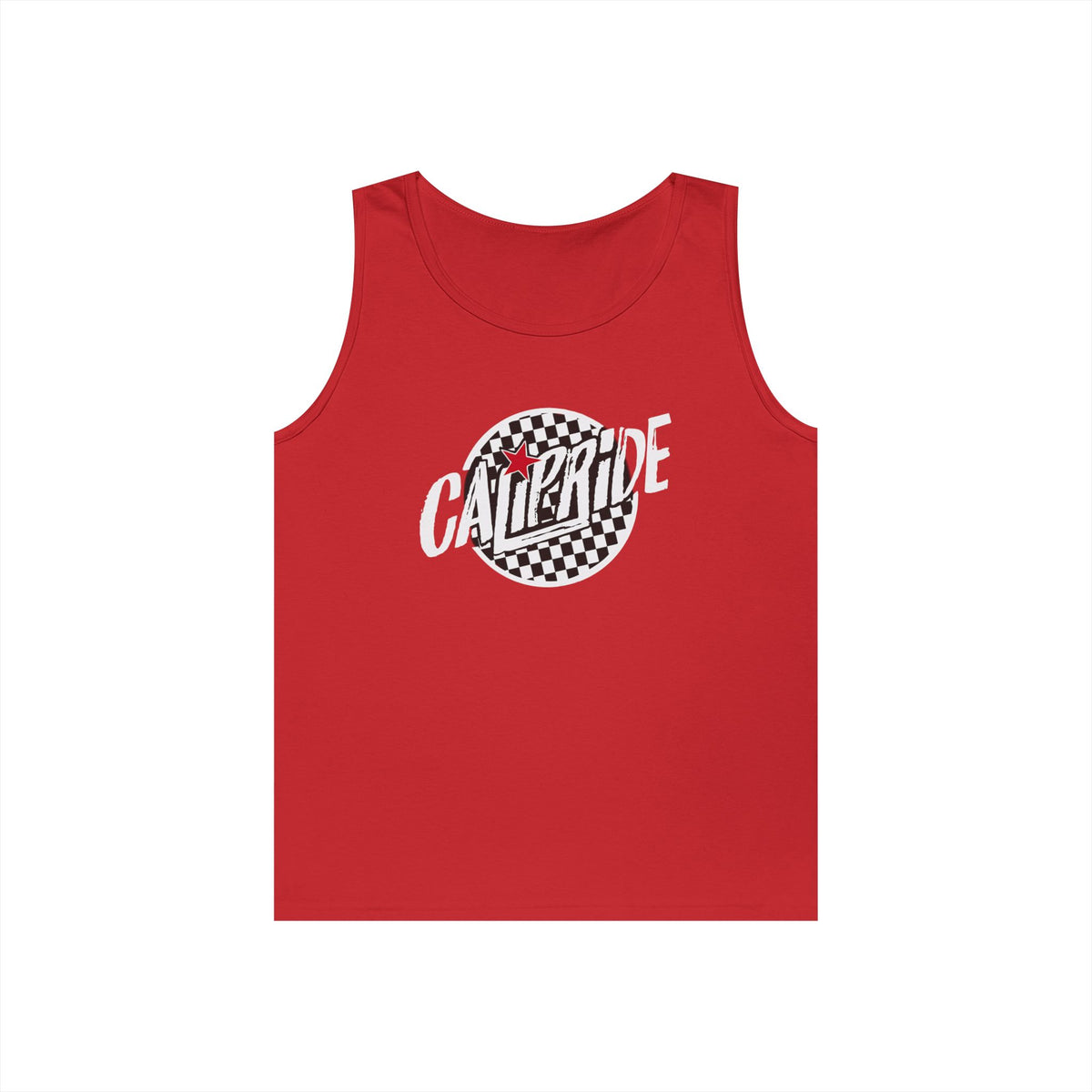 Skate & Surf Collection - CaliPride Checkered Logo, Tank Top - CaliPride Clothing