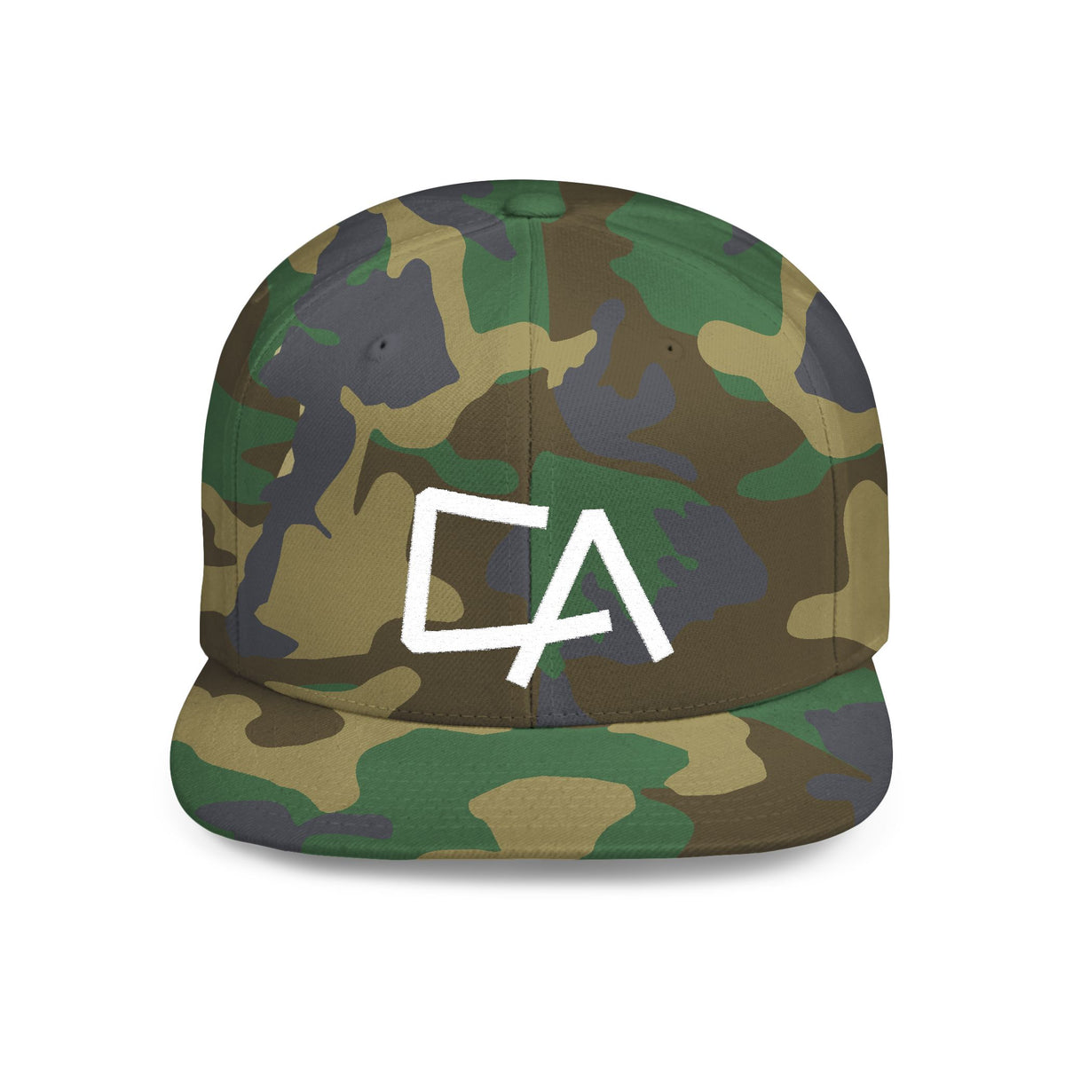 Urban Underground Collection - "CA" California, Embroidered Snapback Flat bill hat - CaliPride Clothing