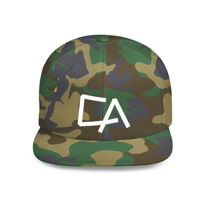 Urban Underground Collection - "CA" California, Embroidered Snapback Flat bill hat - CaliPride Clothing