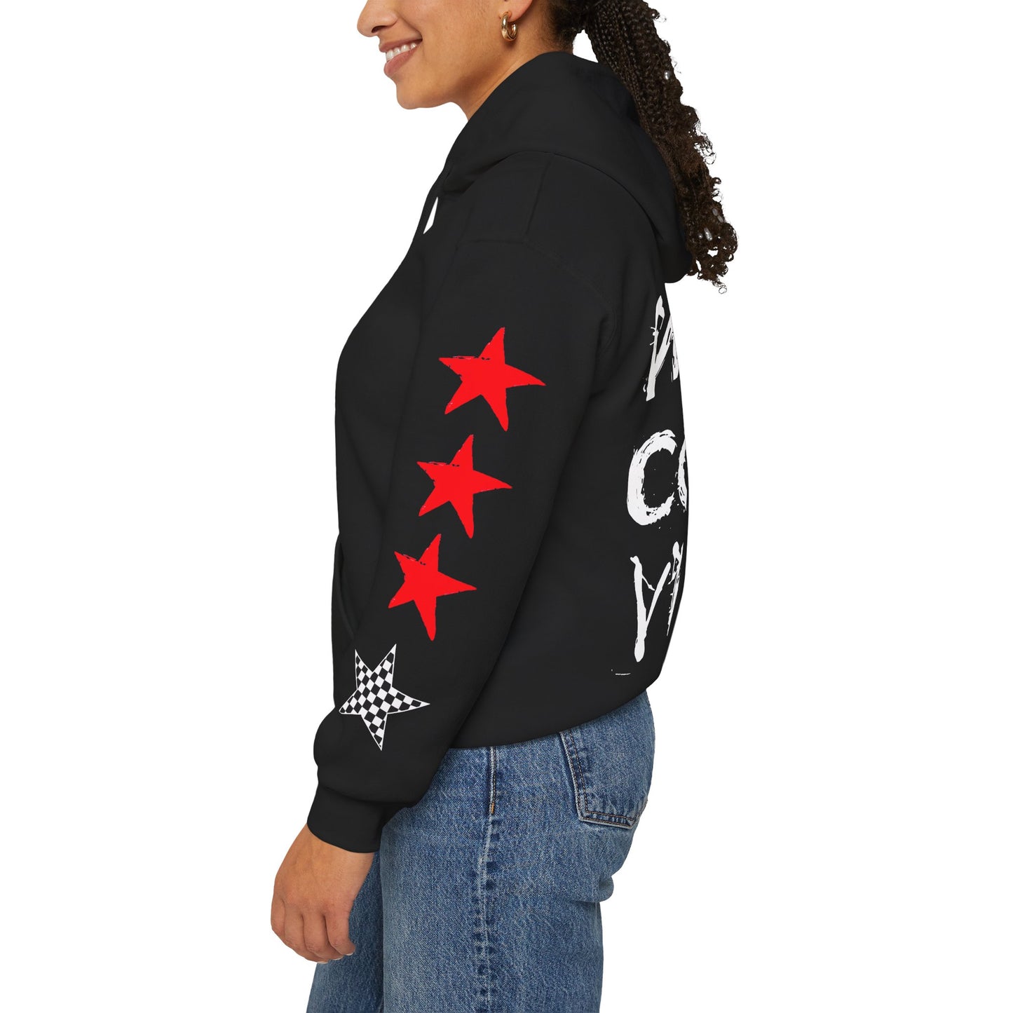 'West Coast Vibe' Graphic Hoodie w Stars - Multiple colors | CaliPride Clothing