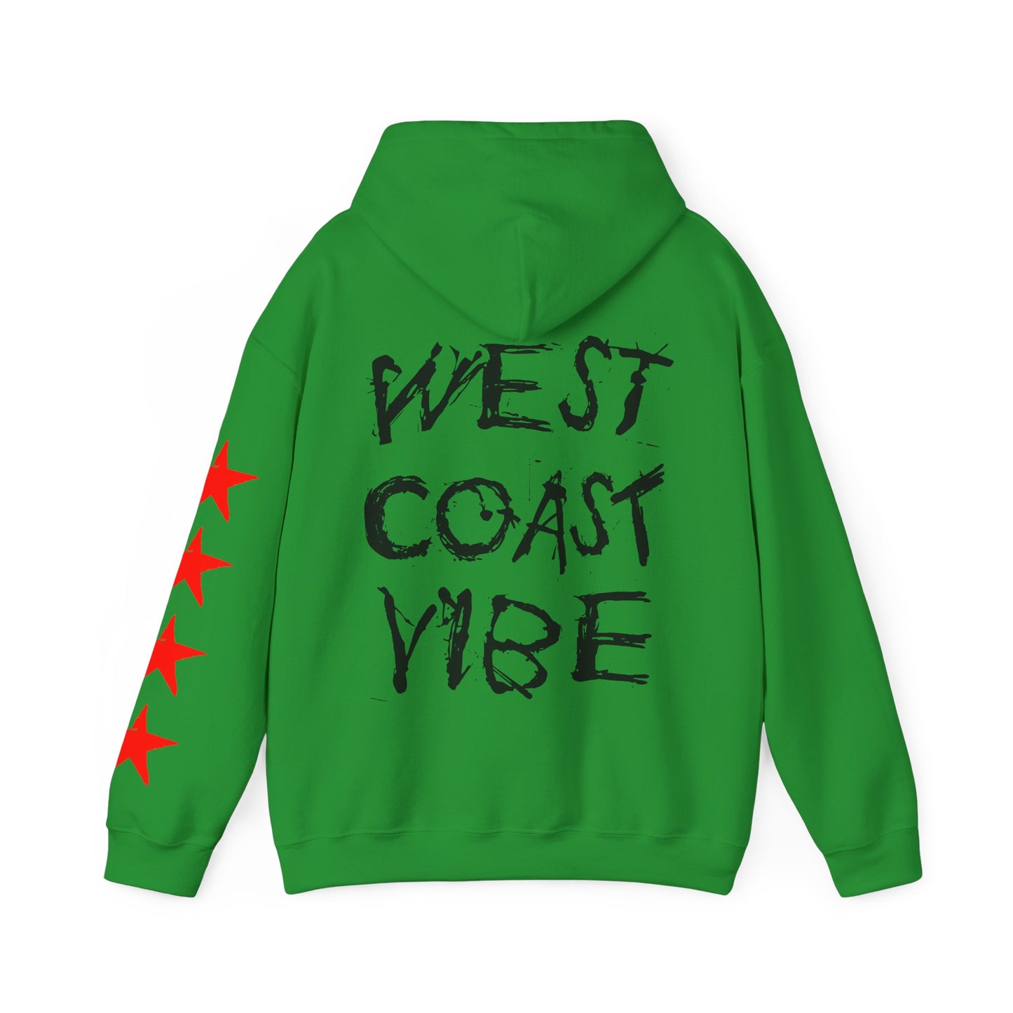 'West Coast Vibe' Graphic Hoodie w Stars - Multiple colors | CaliPride Clothing