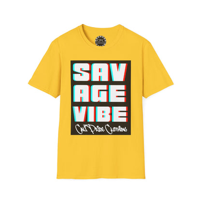 "Savage Vibe Graffiti Block" Series, 3D Anaglyph T Shirt — CaliPride Clothing