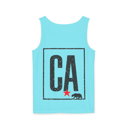 Surf & Beach Collection - CA State Bear, Tank Top | CaliPride Clothing