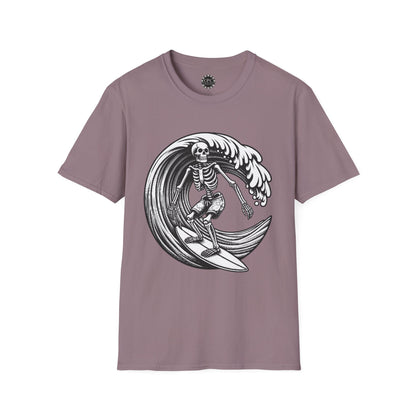 Surf & Beach Collection - Solo Swellen, Vintage Skeleton Graphic T-Shirt — CaliPride Clothing