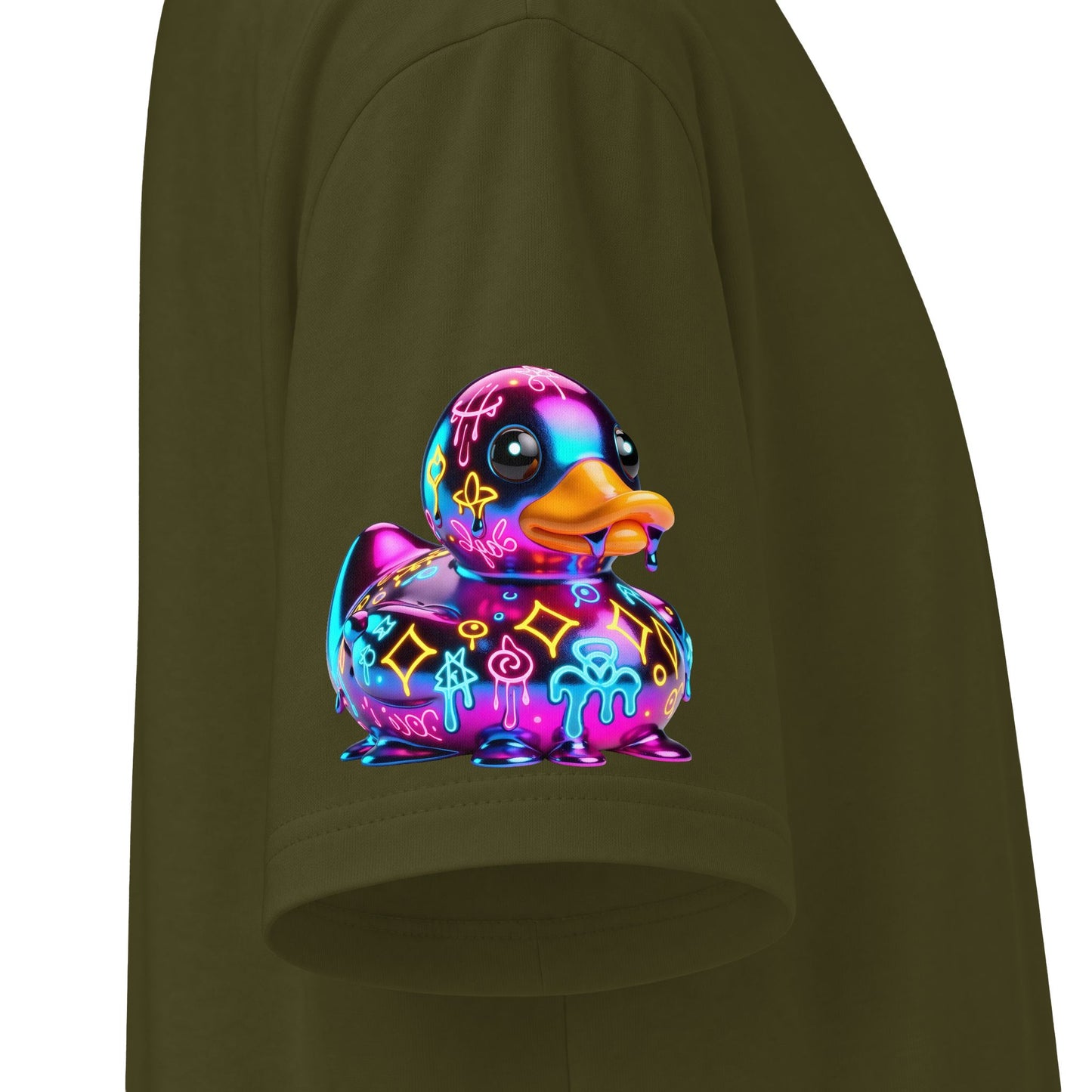 Urban Underground Collection - Neon Drip, Rub'a Ducky, Graphic 4-way T Shirt - CaliPride Clothing