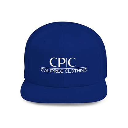 West Coast culture, Flat Bill Snapback | Embroidered Circular Badge - CP | C Elite, CaliPride Clothing