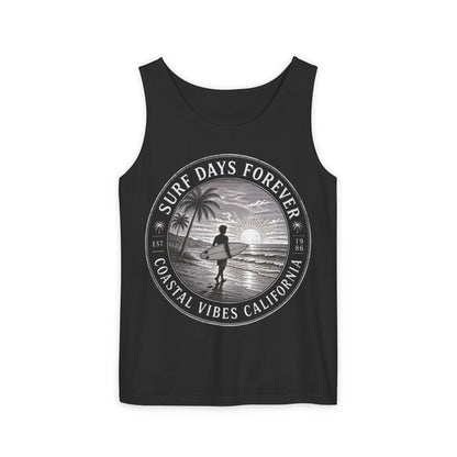Surf & Beach Collection | Ocean Vibes Series - Surf Days Forever, Tank top - CaliPride Clothing