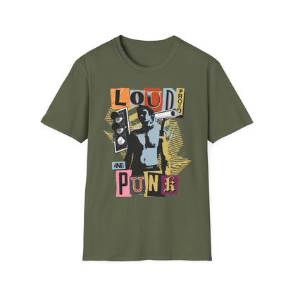 Punk - 'Loud Proud and Punk' Graphic T-Shirt