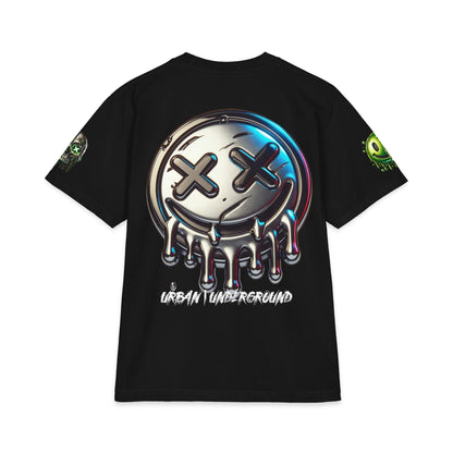 Urban Underground Collection - Neon Drip Drooly, Graphic 4-way T Shirt - CaliPride Clothing
