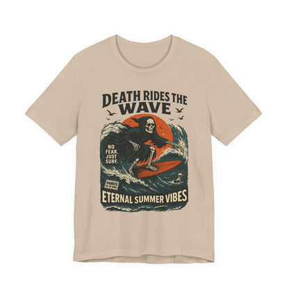 Urban Underground Collection - Death Rides the Wave Graphic T-Shirt - CaliPride Clothing