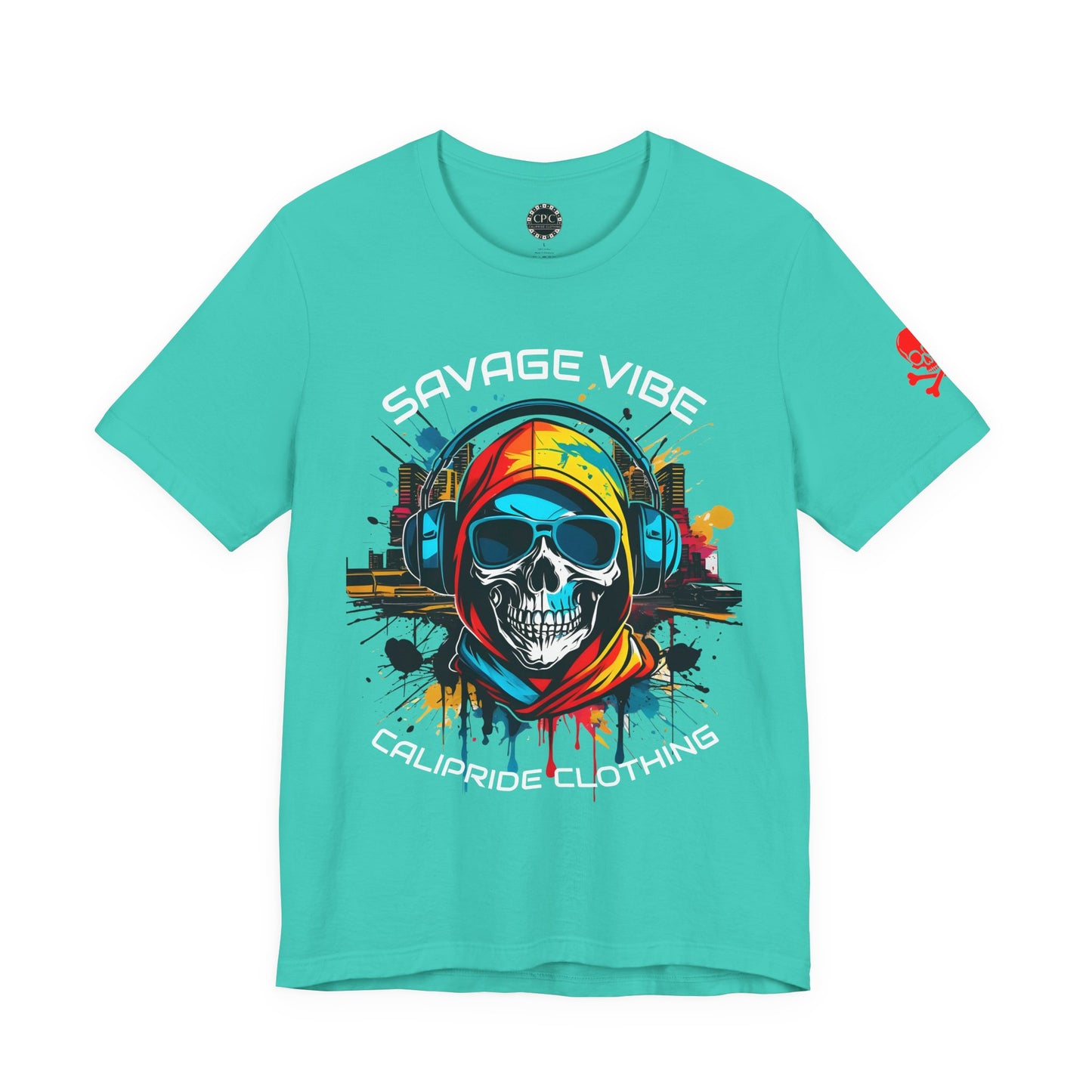 Urban Underground Collection - Skull Beats, Urban Graphic T - Shirt - CaliPride Clothing