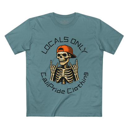 Skate & Surf Collection - Locals Only, Graphic T Shirt - CaliPride Clothing