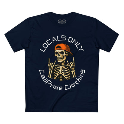 Skate & Surf Collection - Locals Only, Graphic T Shirt - CaliPride Clothing