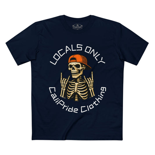 Skate & Surf Collection - Locals Only, Graphic T Shirt - CaliPride Clothing