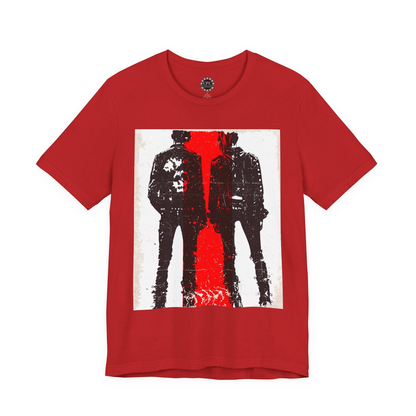 Punk Resurrected Collection - Couple Run, Neon Graphic T - Shirt - CaliPride Clothing