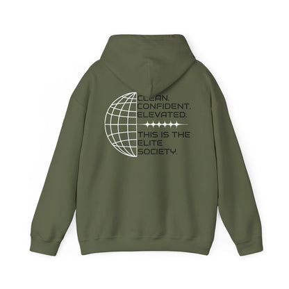 The Elite Collection - Elite Society, Founder's Signature No. 1, Globe Theory, Premium Hoodie - CaliPride Clothing