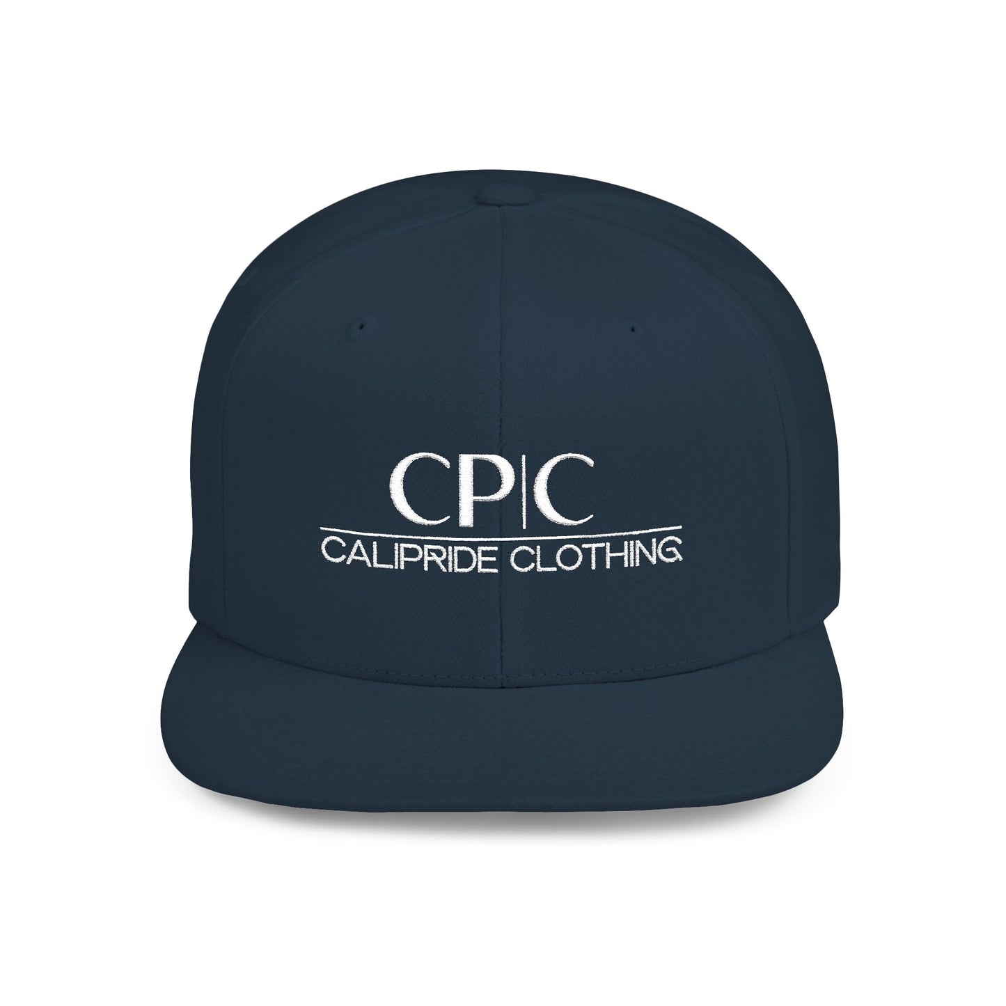 West Coast culture, Flat Bill Snapback | Embroidered Circular Badge - CP | C Elite, CaliPride Clothing