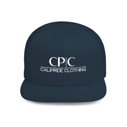 West Coast culture, Flat Bill Snapback | Embroidered Circular Badge - CP | C Elite, CaliPride Clothing