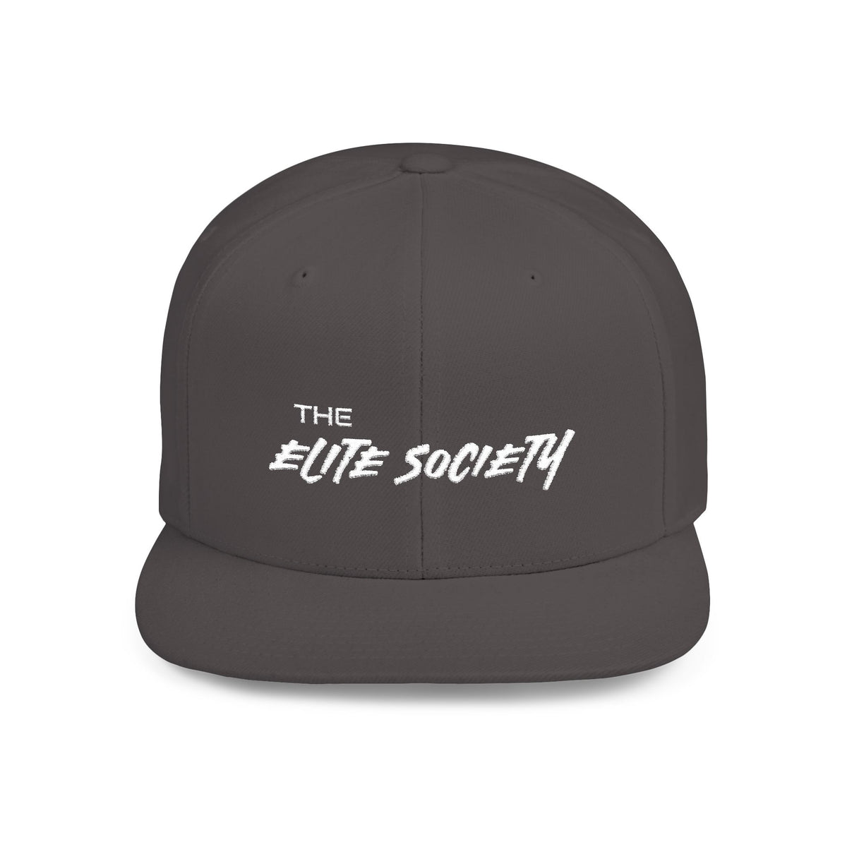 The Elite Collection - Elite Society, Flat Bill Snapback Hat, Embroidered - CaliPride Clothing