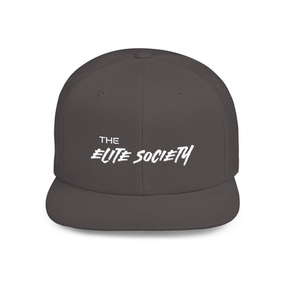 The Elite Collection - Elite Society, Flat Bill Snapback Hat, Embroidered - CaliPride Clothing