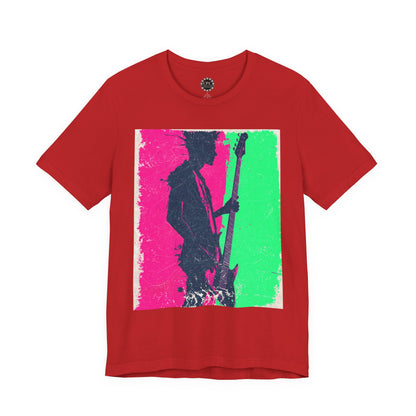Punk Resurrected Collection - Neon Retro Rock Star Graphic T - Shirt - CaliPride Clothing