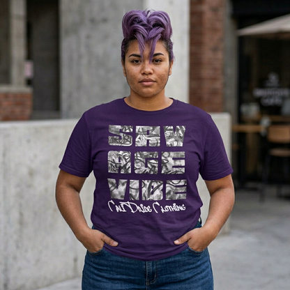 Savage Vibe Graffiti Block, Monochrome gray - CaliPride Clothing