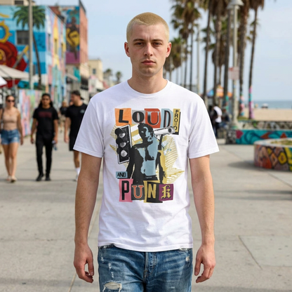 Punk - 'Loud Proud and Punk' Graphic T-Shirt