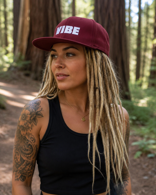 Fat Vibe Flat Bill Snapback | Embroidered