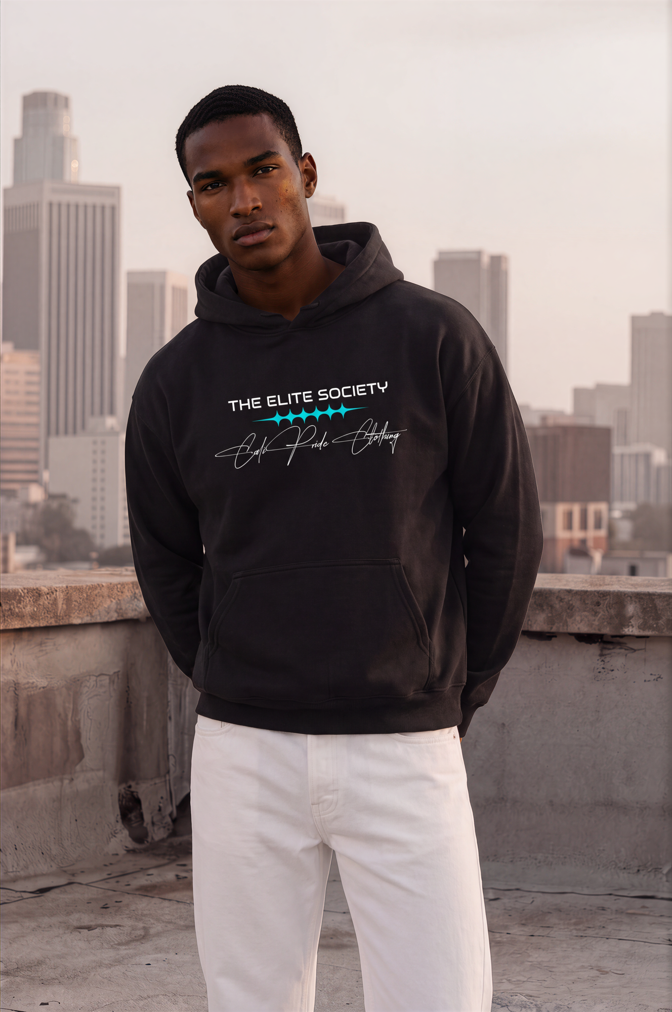 The Elite Collection - Elite Society, Founder's Signature No. 1, Globe Theory, Premium Hoodie - CaliPride Clothing